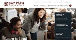 Desktop Screenshot of baypath.edu