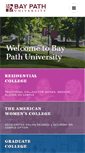 Mobile Screenshot of baypath.edu